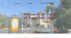Desktop Screenshot of ourladyofthesun.com